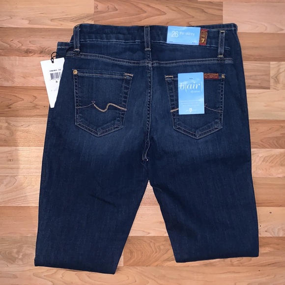 7 for all Mankind | Blair Denim The Skinny Size 26 - Picture 6 of 7